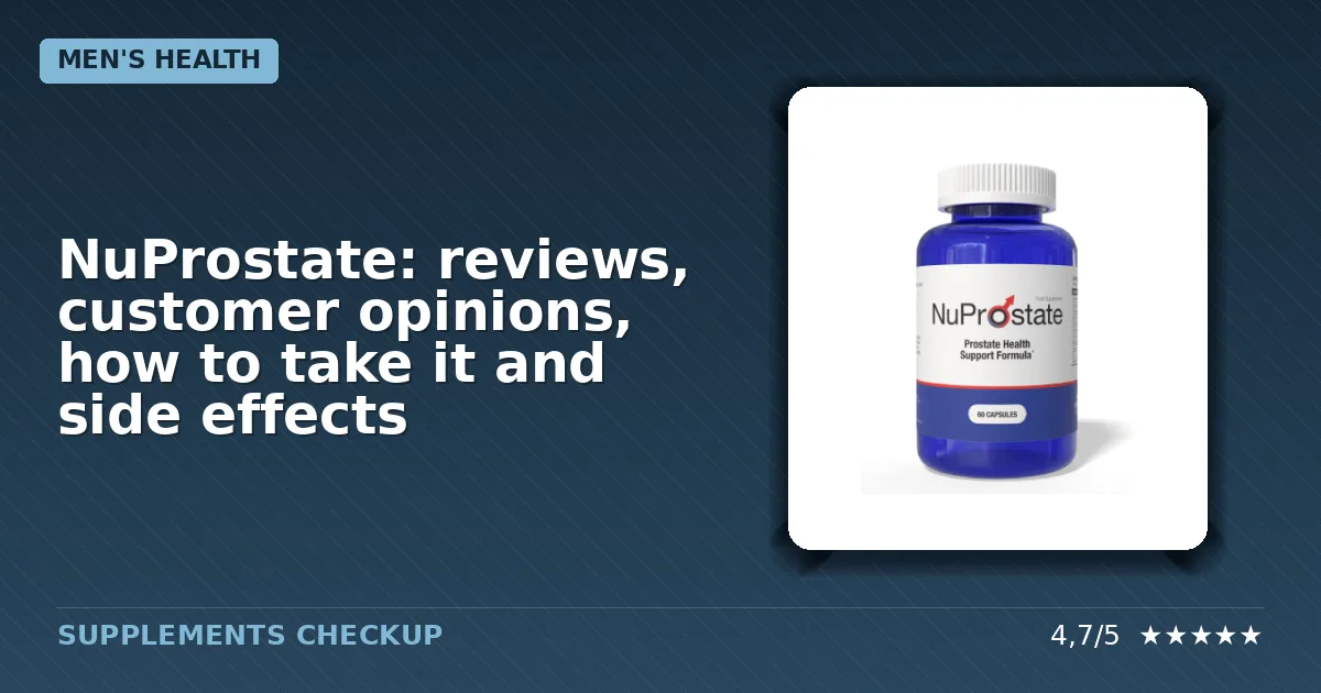 NuProstrate product box showing label design